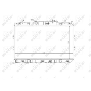 Radiateur, refroidissement du moteur NRF 53819