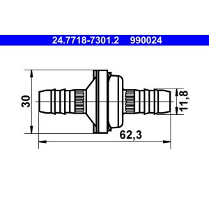 Servofreno ATE 24.7718-7301.2