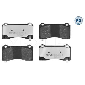 Bremsbelagsatz, Scheibenbremse MEYLE 025 262 7516/PD