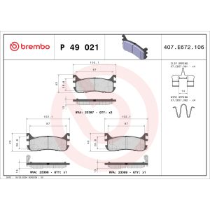 Levyjarrun jarrupalasarja BREMBO P 49 021