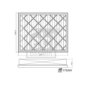 Luchtfilter FEBI BILSTEIN 175203