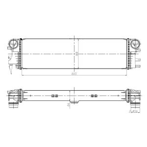 Ladeluftkühler NRF 309037