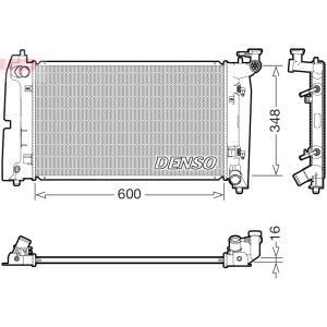 Arrefecedor do motor DENSO DRM50142