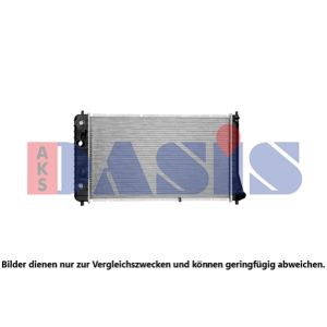 Radiador, arrefecimento do motor AKS DASIS 520081N