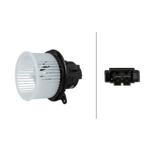 Ventilador da cabina HELLA 8EW366 401-931