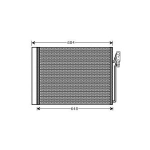 A/C-kondensor AVA COOLING AUA5211D