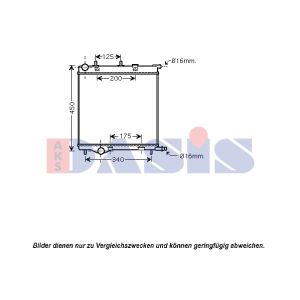 Motorkühler AKS DASIS 160112N