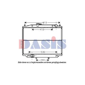 Arrefecedor do motor AKS DASIS 070128N