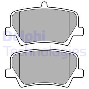 Bremsbelagsatz DELPHI LP3434, Hinten