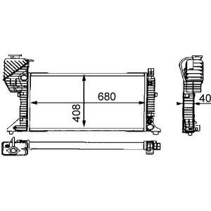 Arrefecedor do motor MAHLE CR 682 000S