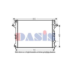 Motorkühler AKS DASIS 180073N