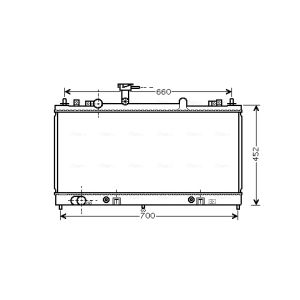 Arrefecedor do motor AVA COOLING MZ2163