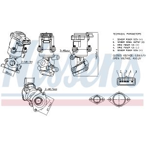 EGR-venttiili NISSENS 98237