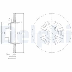 Bremsscheibe DELPHI BG9019