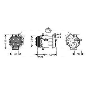 Compressor, ar condicionado AVA COOLING OLAK447