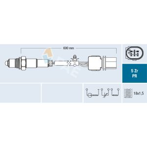 Sonde lambda FAE 75159
