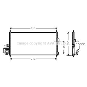 Condensatore, impianto di climatizzazione AVA COOLING DN5201 AVA