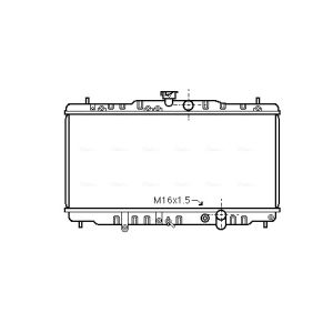 Arrefecedor do motor AVA COOLING HD2055