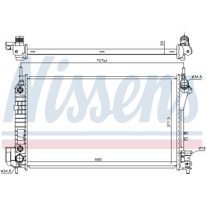 Radiator, motorkoeling NISSENS 630703