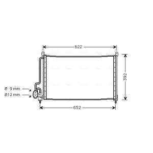 Condenseur (climatisation) AVA COOLING OL5229