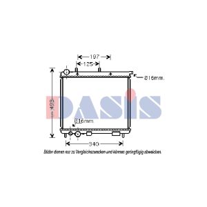 Motorkühler AKS DASIS 060028N