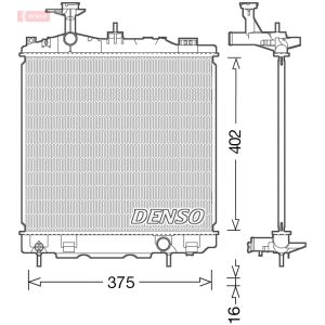 Jäähdytin, moottorin jäähdytys DENSO DRM45041