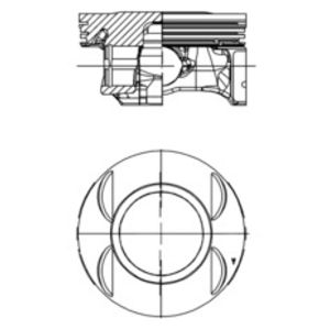 Pistón KOLBENSCHMIDT 40199610