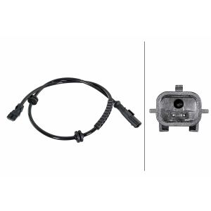 Snelheidssensor, ABS HELLA 6PU 358 252-081