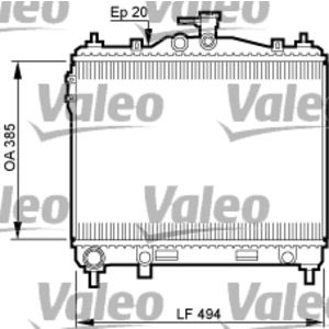 Arrefecedor do motor VALEO 734912