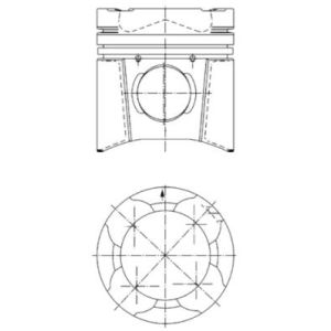 Pistón KOLBENSCHMIDT 94846600