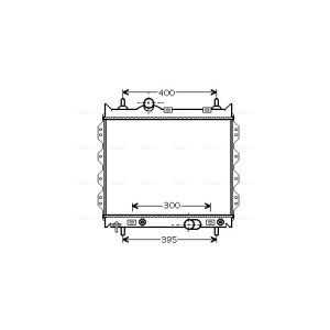 Arrefecedor do motor AVA COOLING CR2072
