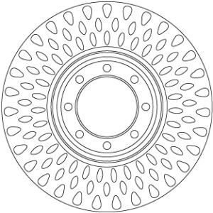 Bromsskiva TRW DF6688S