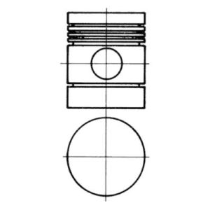 Pistón KOLBENSCHMIDT 91127600