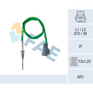 Abgastemperatursensor FAE 68627