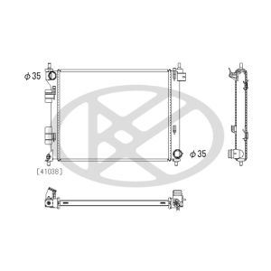 Raffreddatore motore KOYORAD PL813701