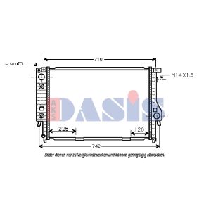 Raffreddatore motore AKS DASIS 051800N