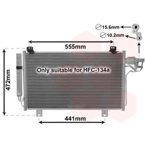 Condenseur (climatisation) VAN WEZEL 27005260