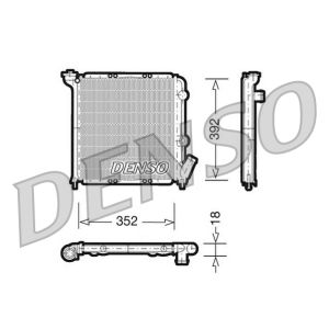 Arrefecedor do motor DENSO DRM23026