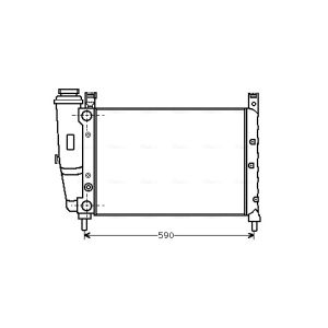 Arrefecedor do motor AVA COOLING FTA2122