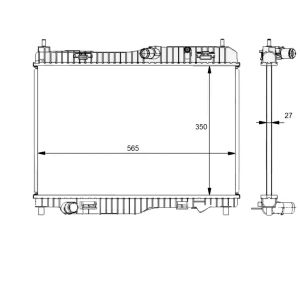 Kühler, Motorkühlung NRF 59134