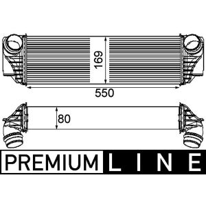 Intercooler MAHLE CI 185 000P