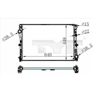 Arrefecedor do motor TYC 721-0021