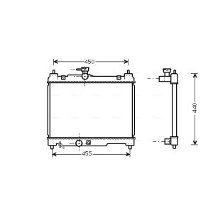 Arrefecedor do motor AVA COOLING TOA2251