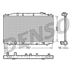 Radiador, arrefecimento do motor DENSO DRM40025