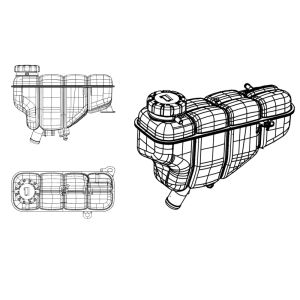 Tasaussäiliö, jäähdytysneste EASY FIT NRF 454044