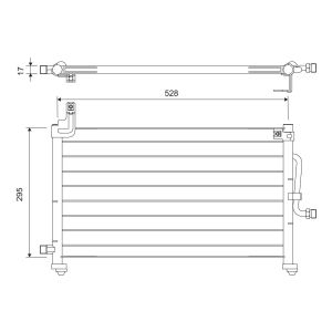 A/C-kondensor VALEO 818060