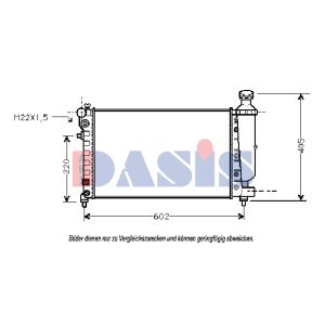 Motorkühler AKS DASIS 061070N