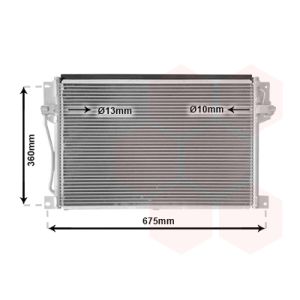 Condensator, airconditioning VAN WEZEL 59005077