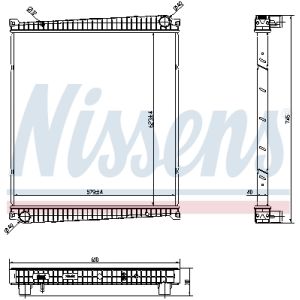 Kühler, Motorkühlung NISSENS 6378750