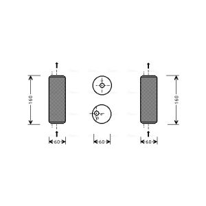 Secador, ar condicionado AVA COOLING VND293 AVA